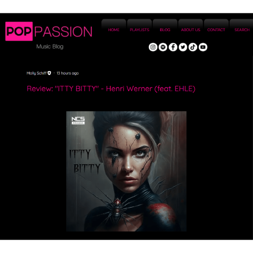 henri-werner-music-producer-and-composer-music-review-pop-passionblog-song-itty-bitty-feat-EHLE